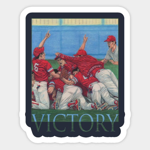 Baseball Victory Sticker by buddysbane